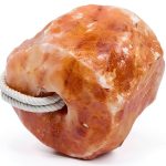 Himalayan Salt Lick on Rope 6 lbs Pearl Organic Horses Deer-0
