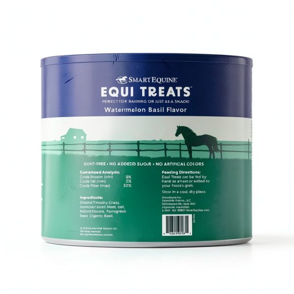 Equi Treats SmartPak Treats, Sunflower Meal, Watermelon Basil 4lb-1
