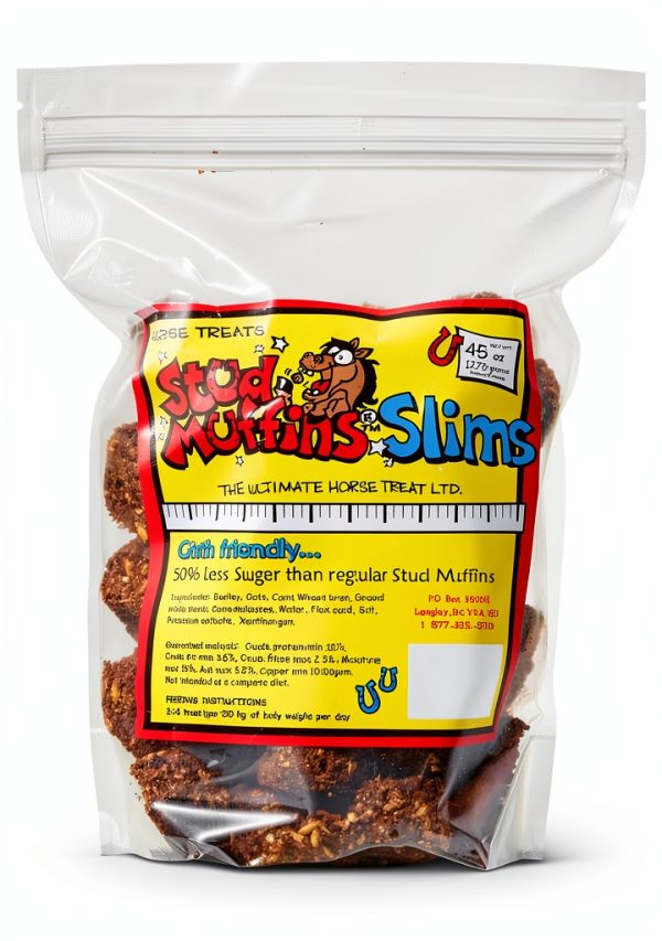 Stud Muffins S1045 Stud Muffins Slims Horse Treats, 45 Oz Bag-0
