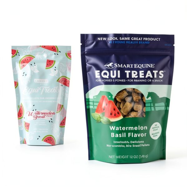 Equi Treats SmartPak Treats, Sunflower Meal, Watermelon Basil 4lb-4