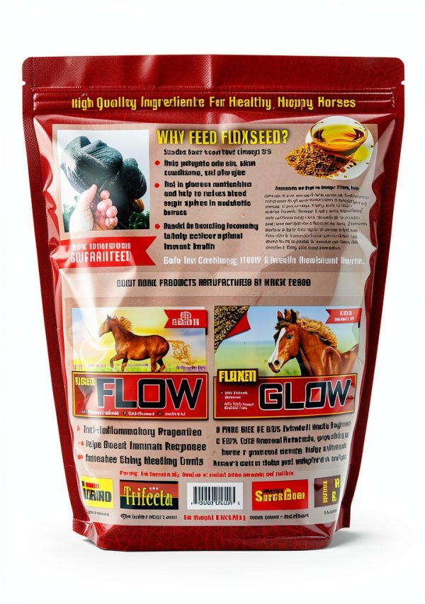 Flaxseed Treats for Horses Flix 9 lb High Omega 3 Healthy Snack-1