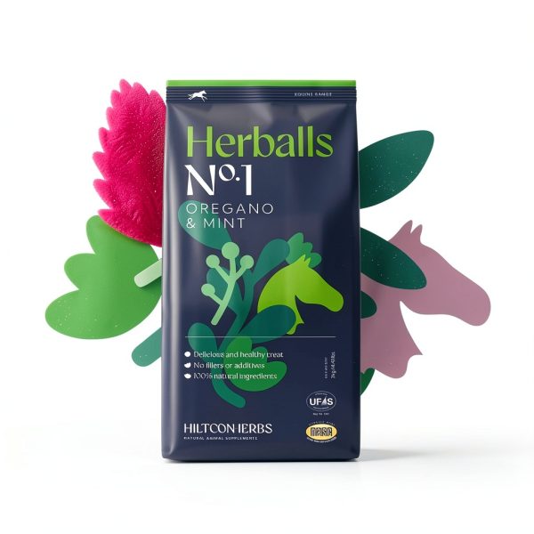 Hilton Herbs Herballs Natural Horse Treat Oregano Mint 1.1 lb-1