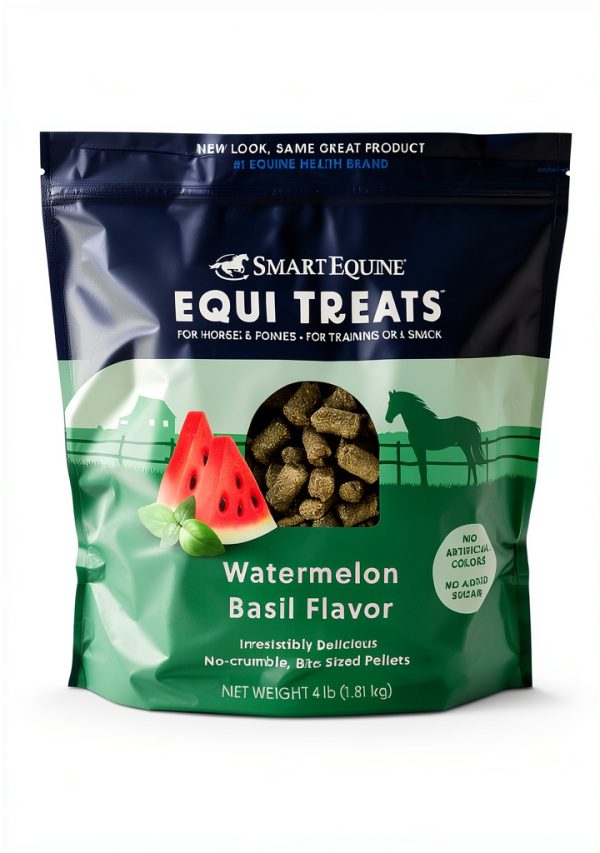 Equi Treats SmartPak Treats, Sunflower Meal, Watermelon Basil 4lb-0